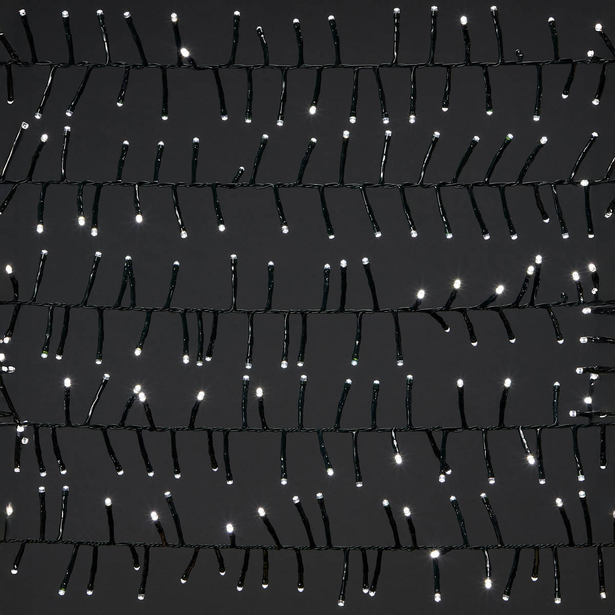Christmas String Lights LED Indoor  Ice White Cluster Fairy Timer 25m - Image 3