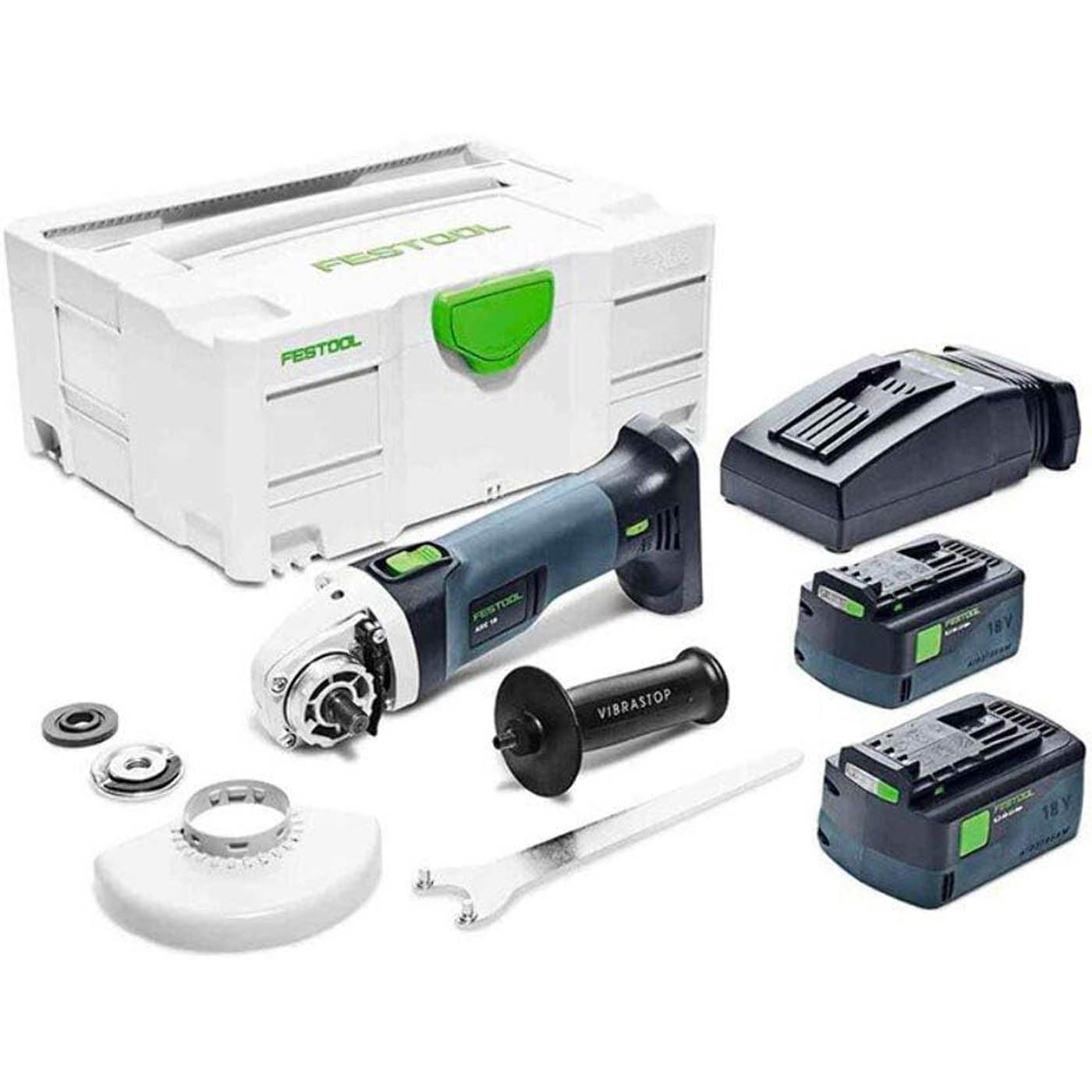 Festool Angle Grinder AGC 18-125 Li 5.2 EB Plus CL Cordless Powerful With Case - Image 1