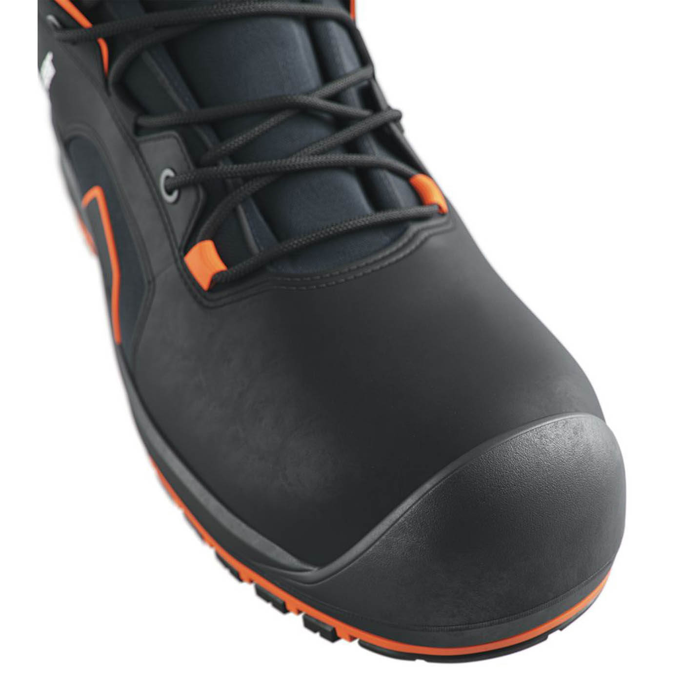 Solid Gear Safety Boots Mens Standard Fit Black Shoes Fibreglass Toe Size 10 - Image 2