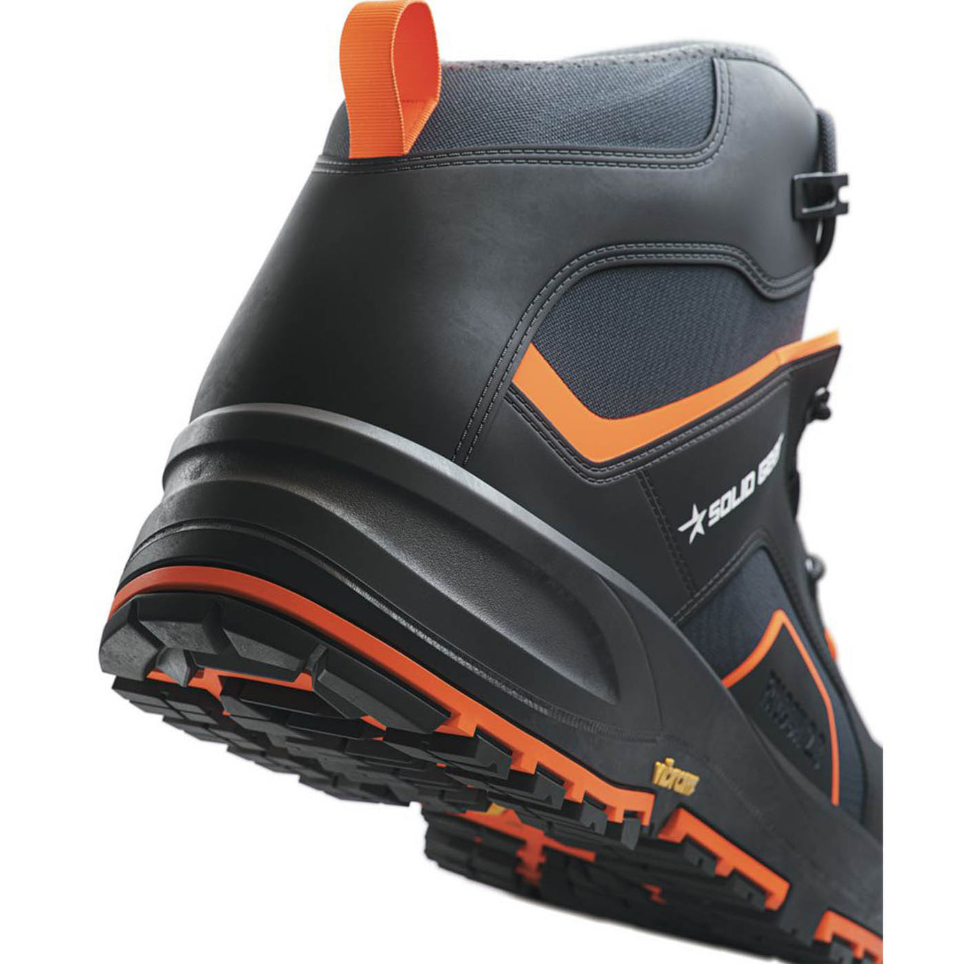 Solid Gear Safety Boots Mens Standard Fit Black Shoes Fibreglass Toe Size 10 - Image 3