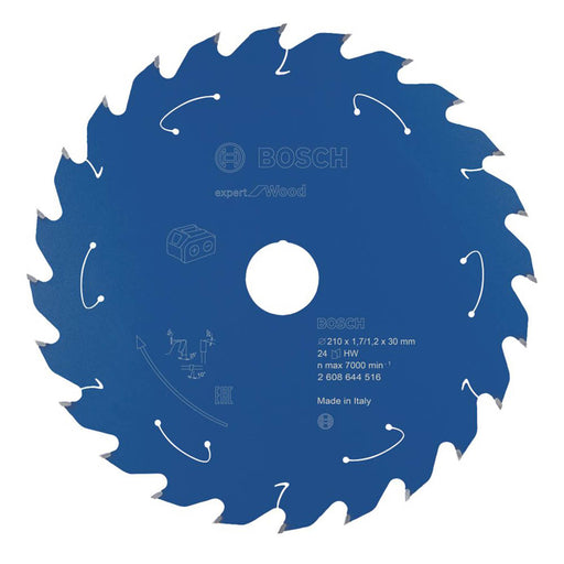 Bosch Expert Wood Circular Saw Blade Coarse Cut Durable Carbide 210 x 30mm 24T - Image 1