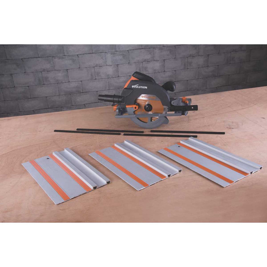 Evolution Circular Saw And Track Electric R185CCSX Multi Material 185mm 1600W - Image 1