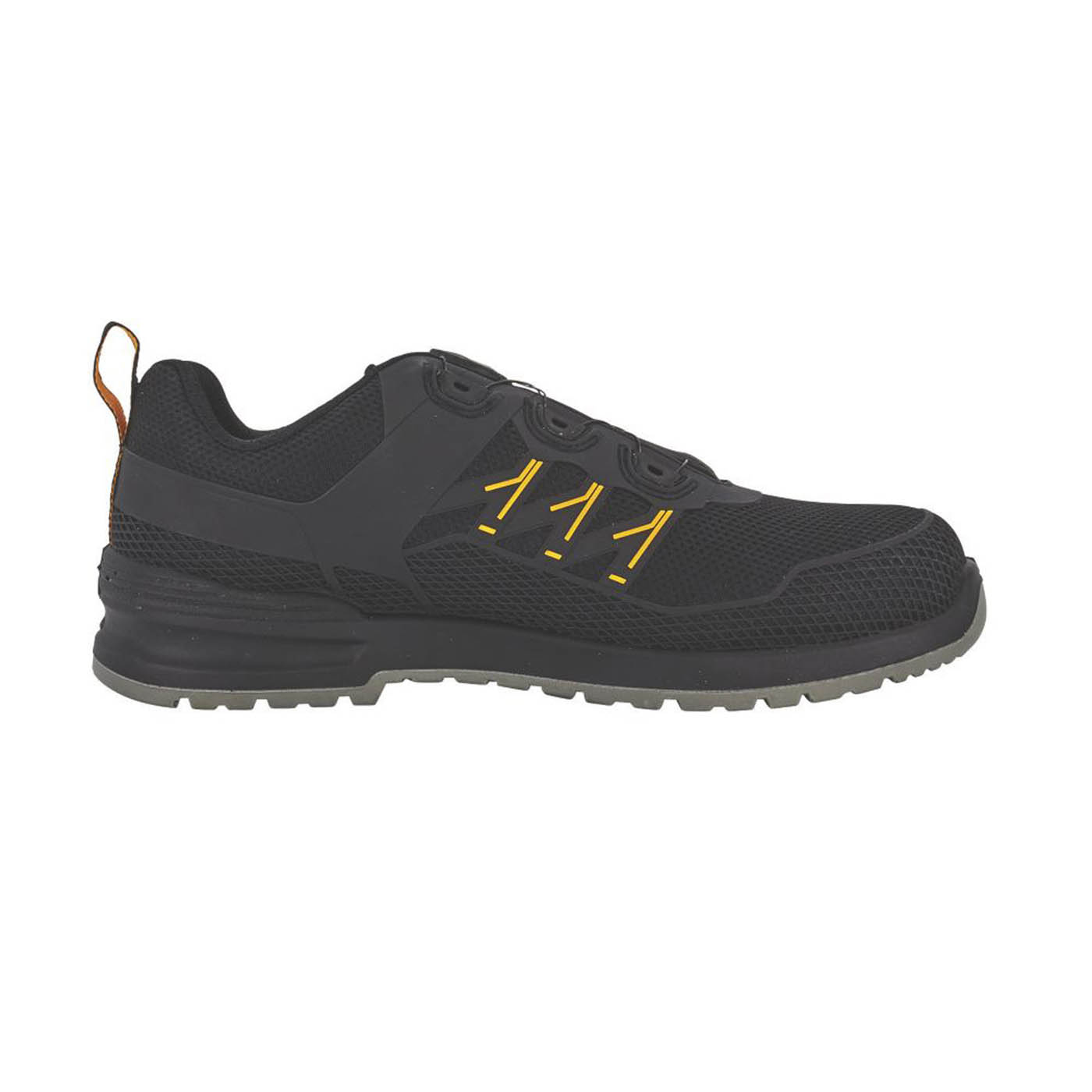 Site Mens Safety Trainers Black Composite Toe Cap Anti Slip Lightweight Size 8 - Image 3