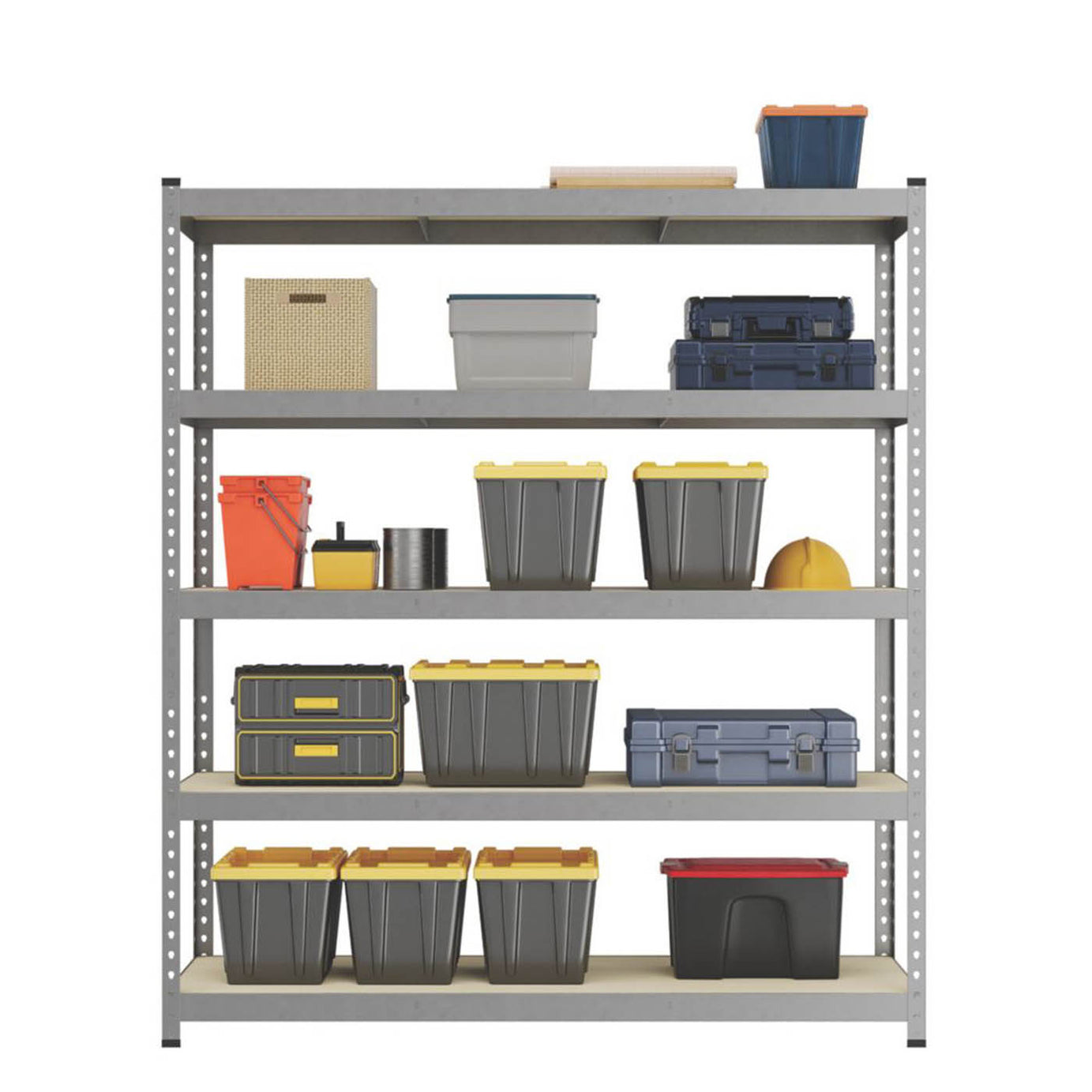 RB Boss Garage Shelving Unit 5 Tier Metal Heavy Duty 1600mm x 600mm x 1800mm - Image 2
