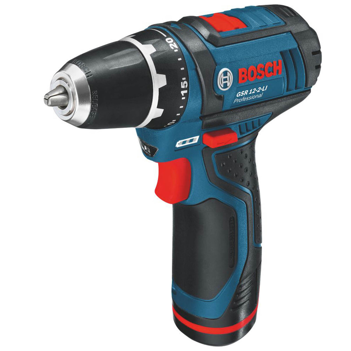 Bosch GSR12V-15 12V 2 x 2.0Ah Li-Ion Coolpack  Cordless Drill Driver - Image 1