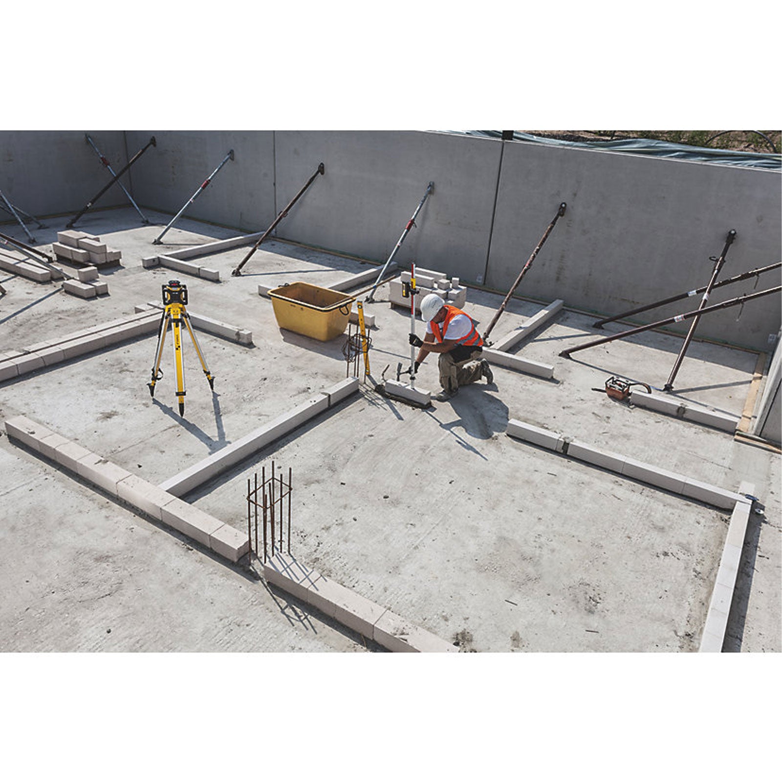 Stabila Rotary Laser Set LAR 160 Red Self-Levelling Receiver Horizontal Vertical - Image 6