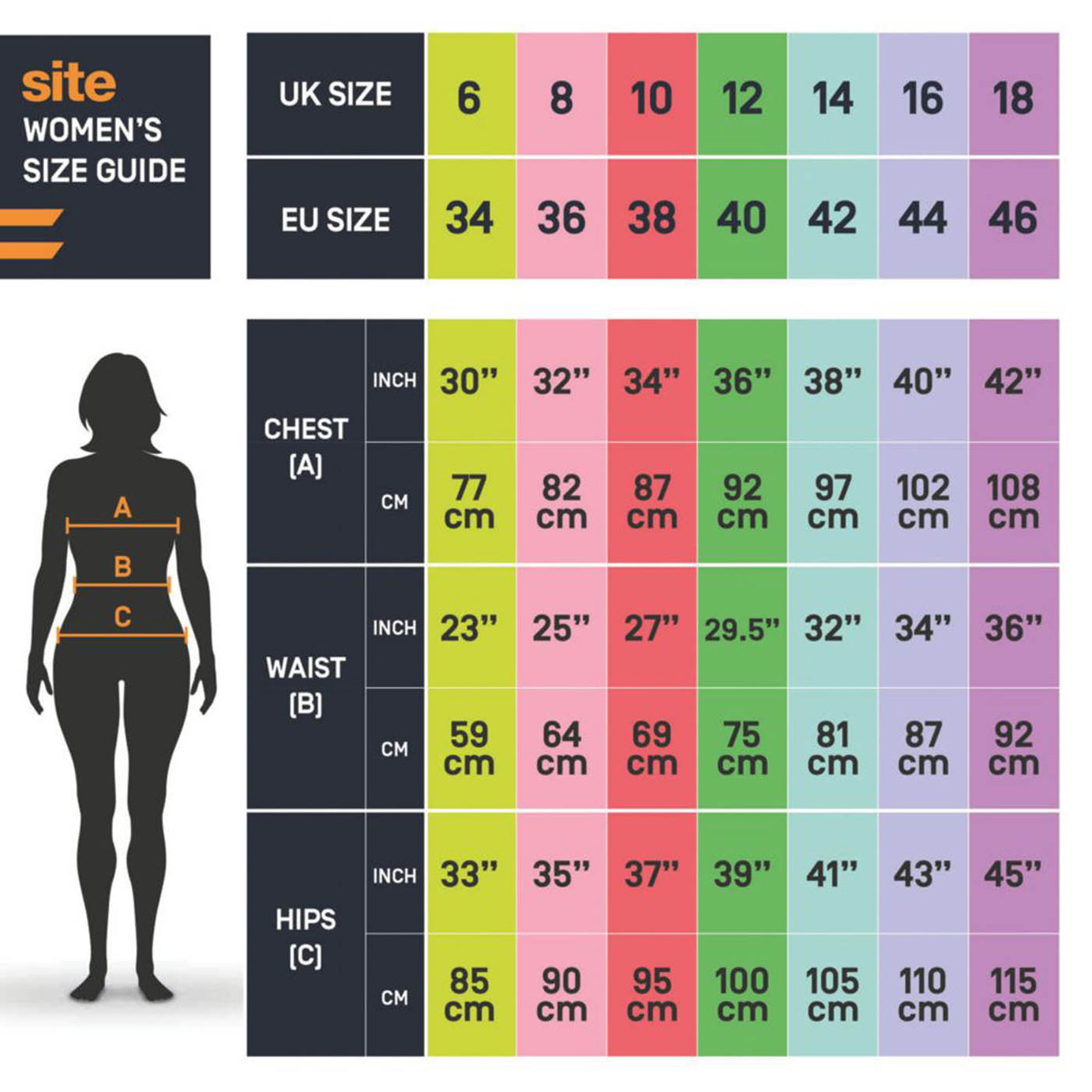 Site Kilani Womens Stretch Trousers Black / Grey Size 8 28" L - Image 2