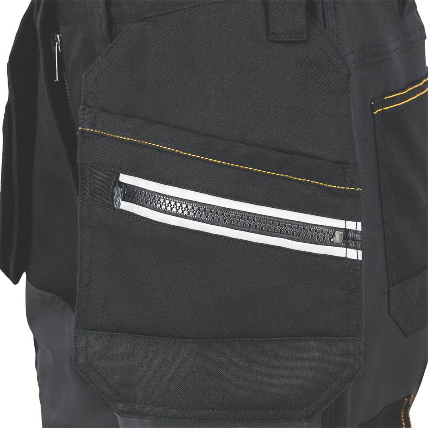 Site Kilani Womens Stretch Trousers Black / Grey Size 8 28" L - Image 4