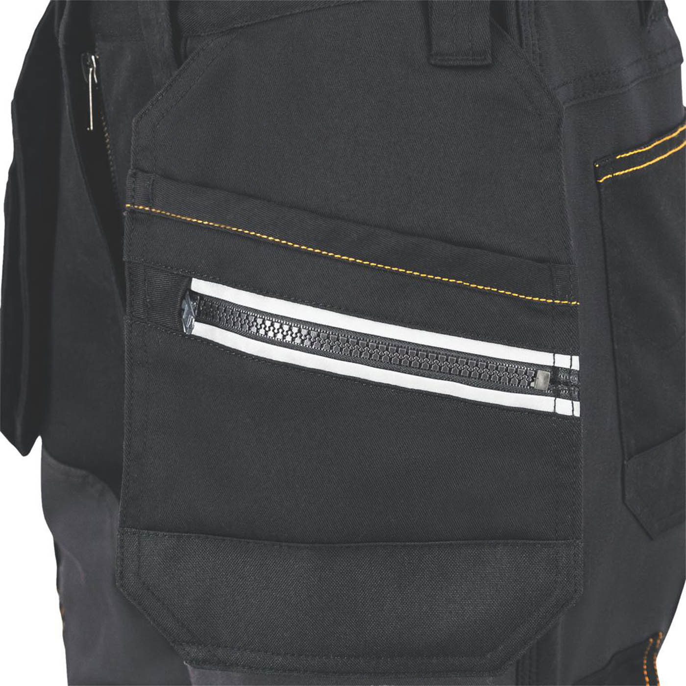 Site Kilani Womens Stretch Trousers Black / Grey Size 8 28" L - Image 4