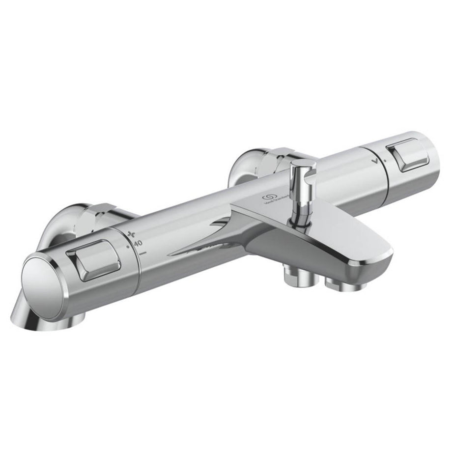 Ideal Standard Bath Shower Mixer Valve Exposed Thermostatic Fixed Chrome Modern - Image 2