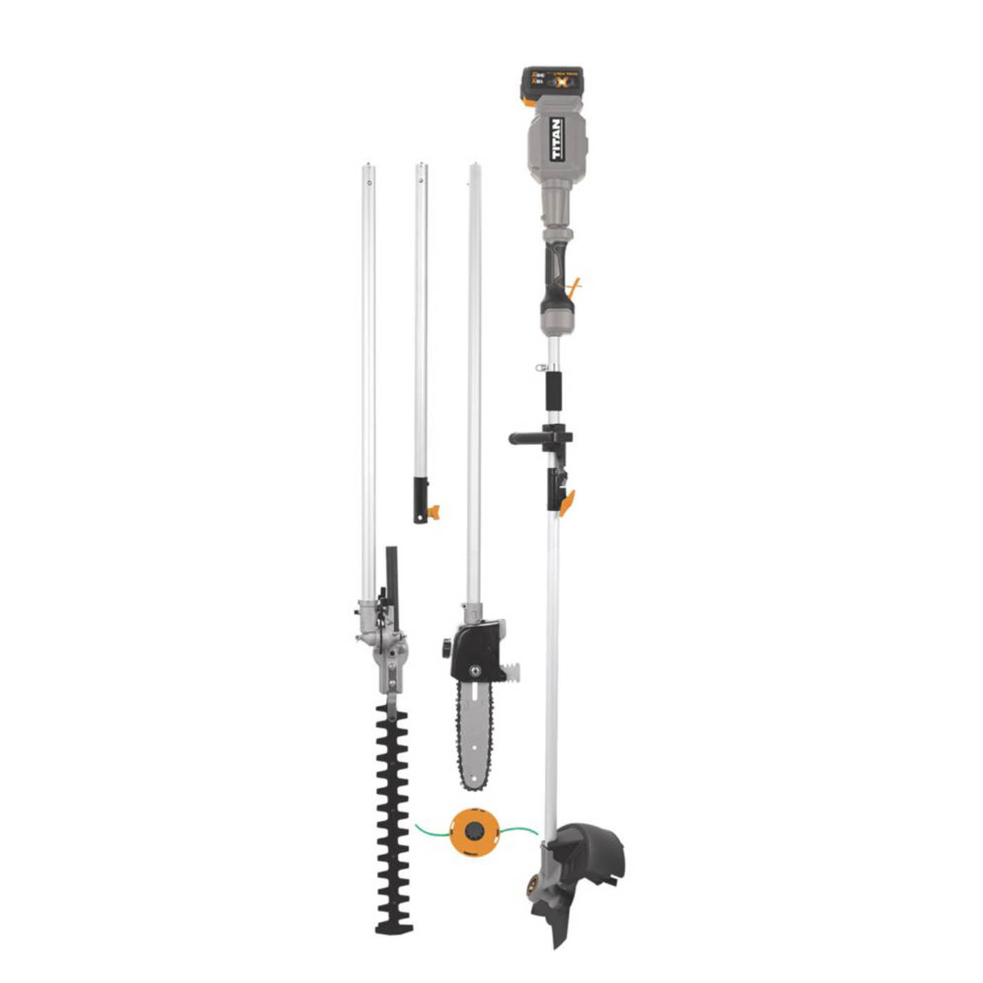 Titan Garden Multi Tools Cordless 36V 4Ah Li-Ion TT5MT36-Li Trimmer Pole Saw - Image 2