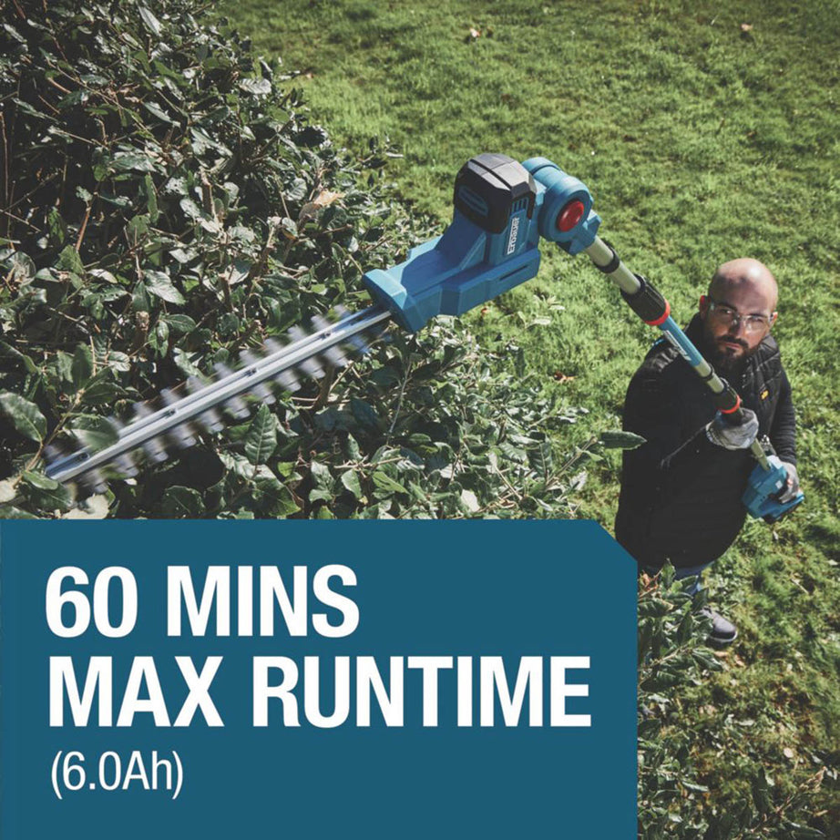 Erbauer Pole Hedge Trimmer Cordless ERI1023PHT 18/36V 1 x 3.0/6.0Ah Li-Ion EXT - Image 4