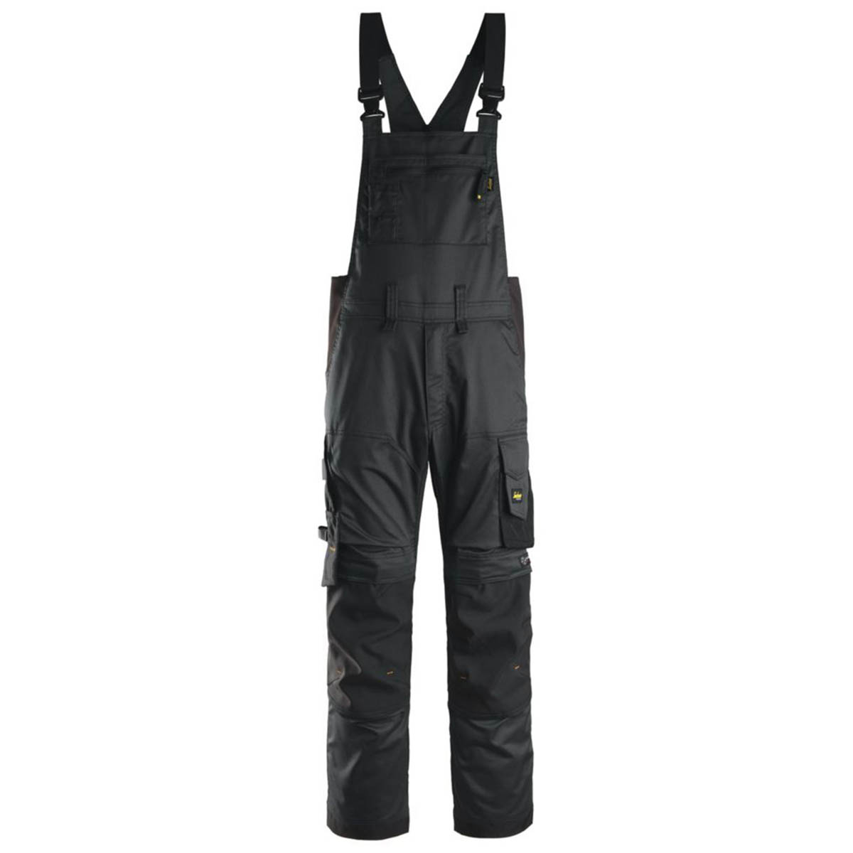 Snickers Work Overalls Mens Black Bib And Brace Coverall Large/X Large 41"W 32"L - Image 1