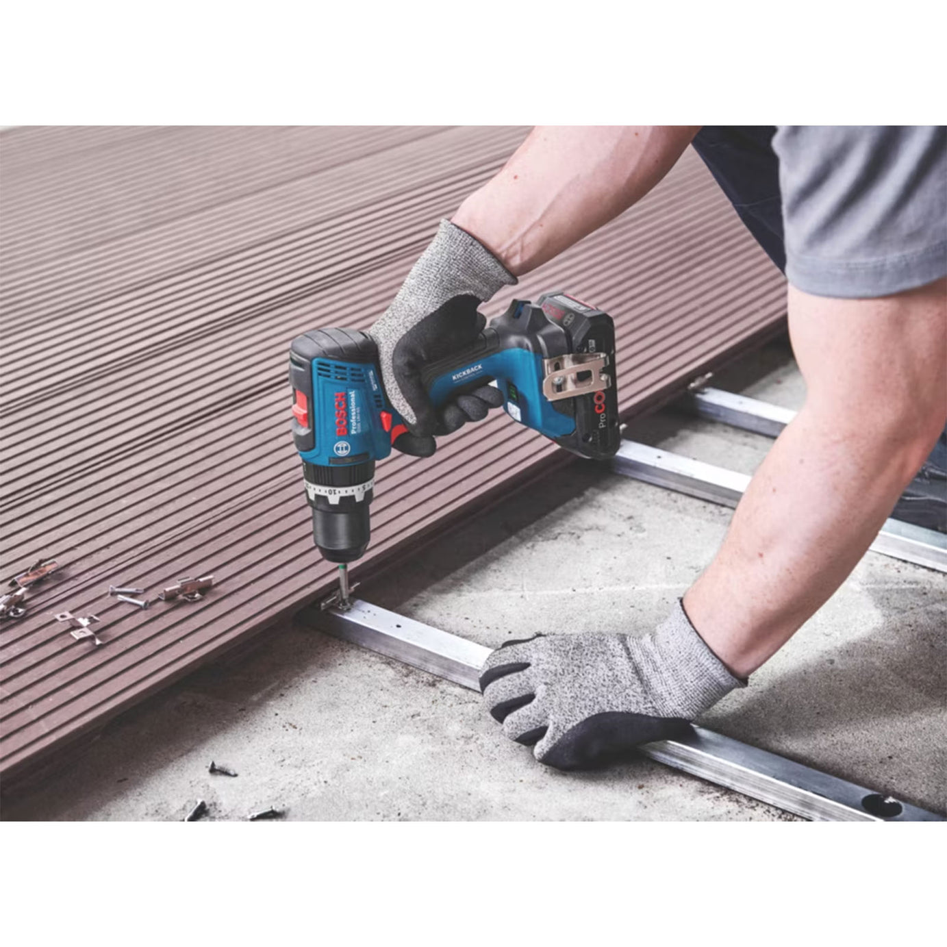 Bosch Combi Drill 06019N3373 18V 2x5.0Ah Li-Ion Brushless Soft Grip Compact - Image 3