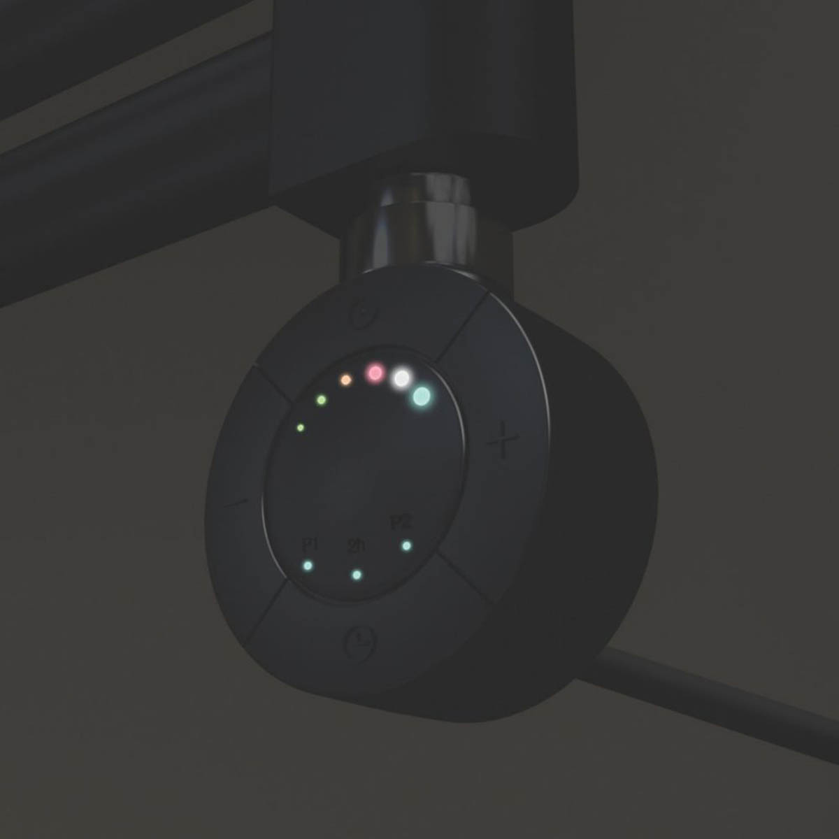 Towelrads Towel Radiator Heating Element Smart Thermostatic Black LCD 600W - Image 3