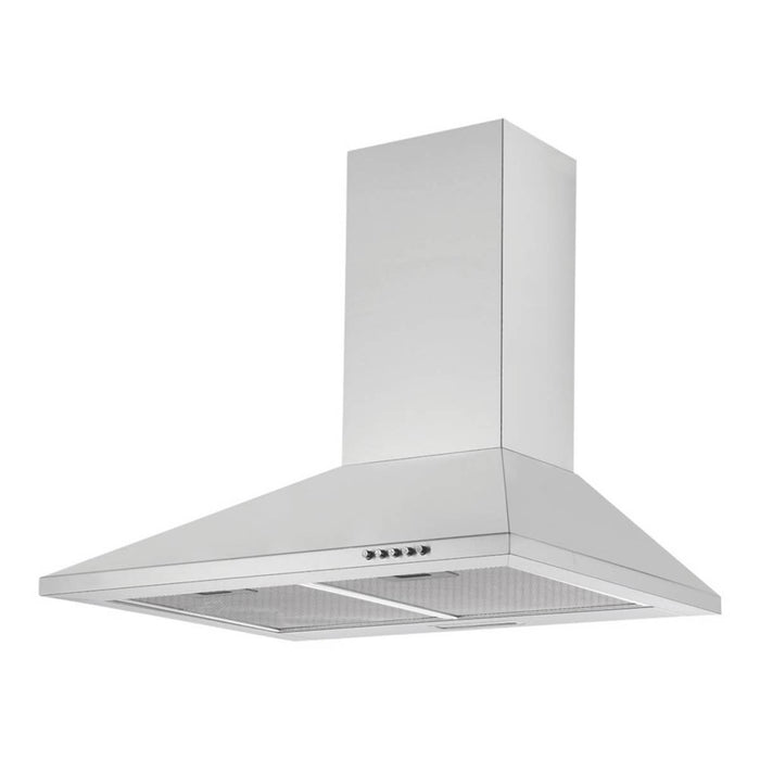 Chimney Hood Kitchen Extractor Stainless Steel Adjustable Height 3 Speed 598mm - Image 1