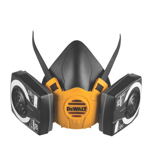 DeWalt Respirator Mask Half Face Large with Filters Reusable Lightweight P3 - Image 1