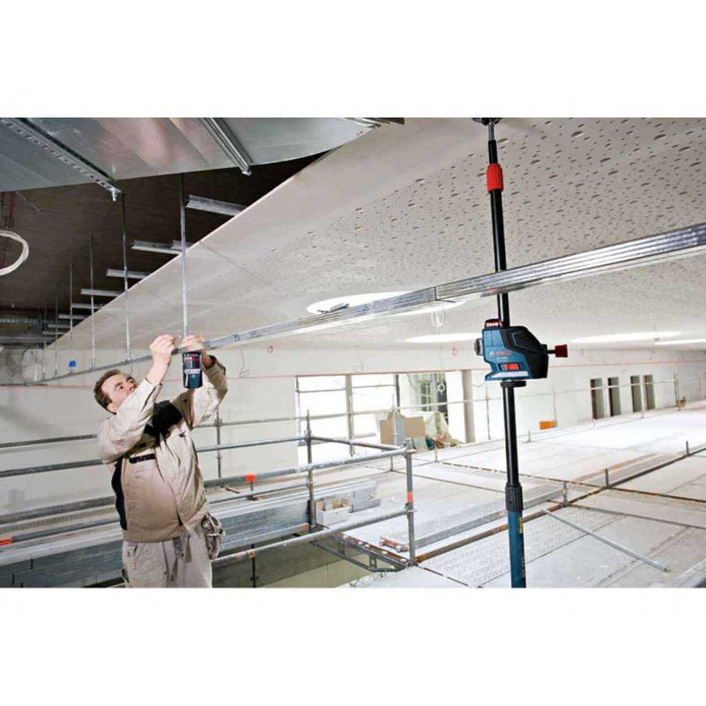 Bosch Combi Laser LR7 Receiver For GCL 2-50 C/CG Series Bracket 1.5V AAA IP54 - Image 2