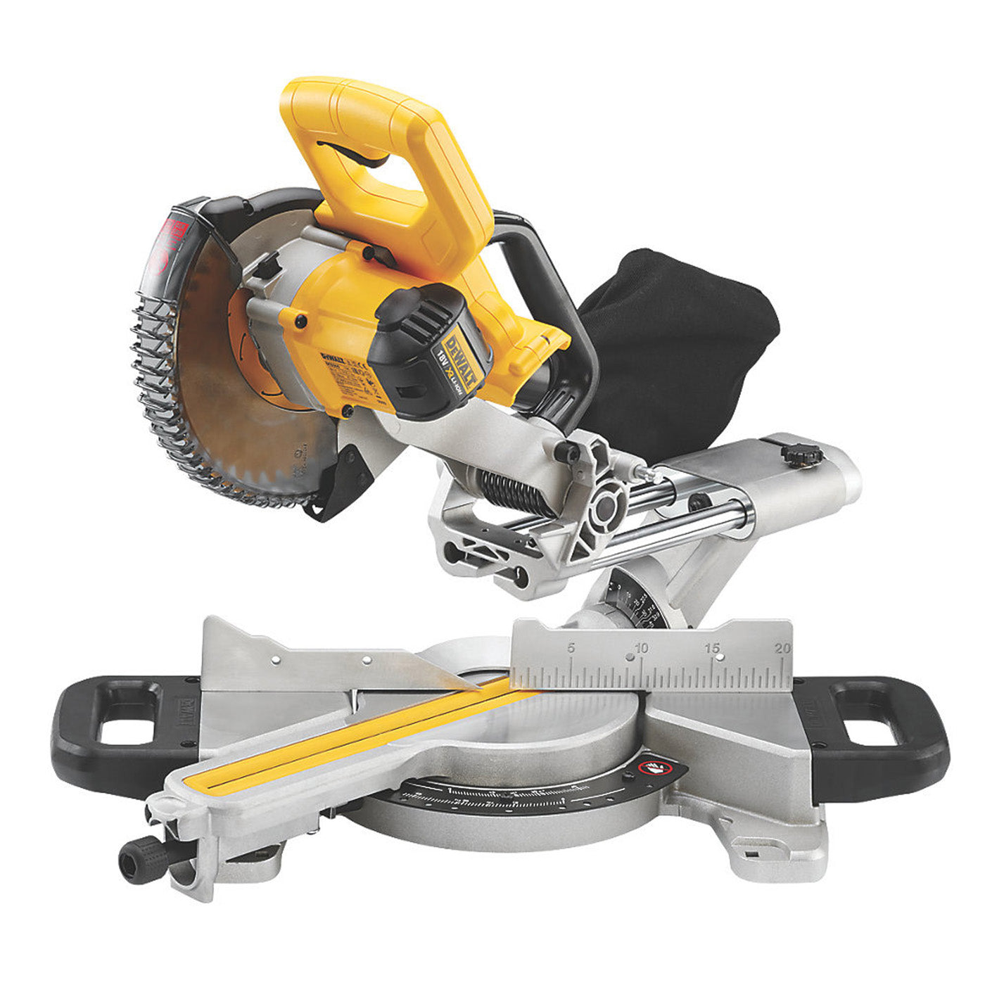 DeWalt Compound Mitre Saw Cordless DCS365N-XJ Single Bevel 184mm 18V Bare Unit - Image 3
