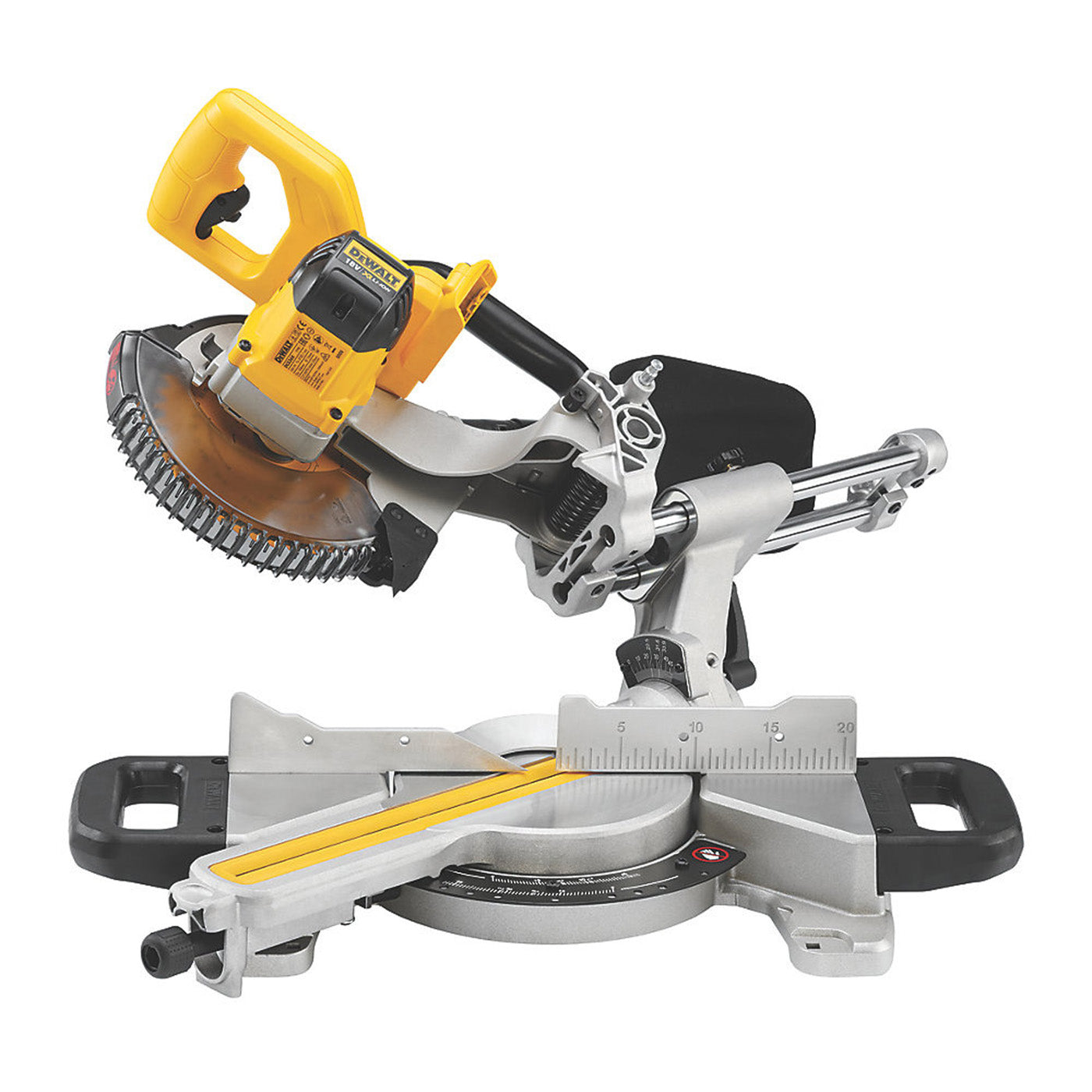 DeWalt Compound Mitre Saw Cordless DCS365N-XJ Single Bevel 184mm 18V Bare Unit - Image 6