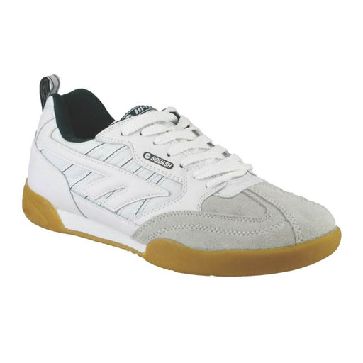 Hi-Tec Non Safety Trainers Unisex Standard Fit White Leather Lightweight Size 8 - Image 1