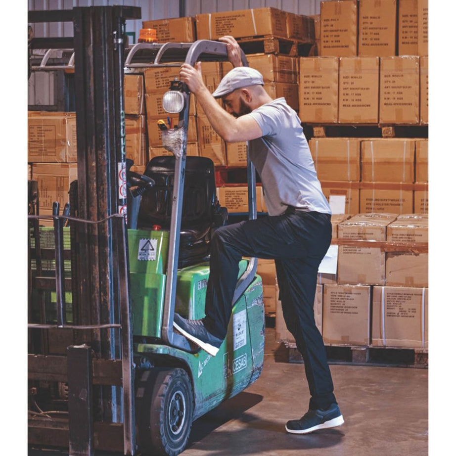 Apache Mens Work Trousers Cargo Black Slim Fit Multi Pockets Zip 36" W 29" L - Image 6