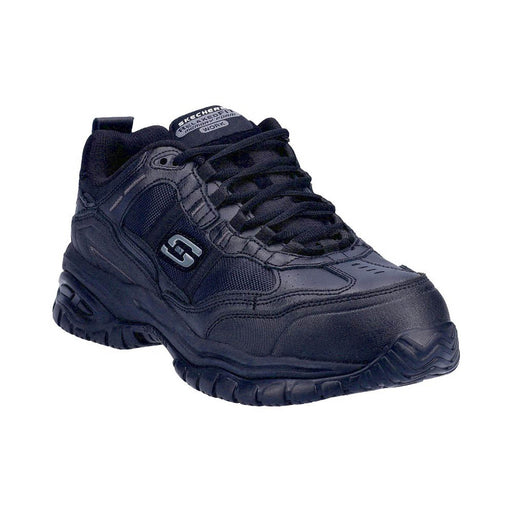 Skechers Safety Trainers Metal Free Composite Cap Toe Black Comfortable Size 10 - Image 1