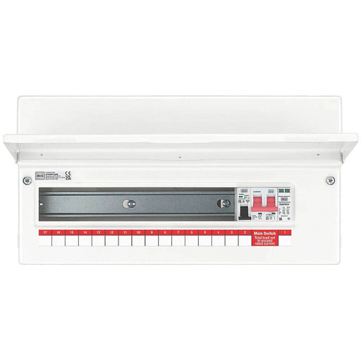 British General Consumer Unit Fortress 15 Way 19 Module With SPD 100A IP2XC 230V - Image 1