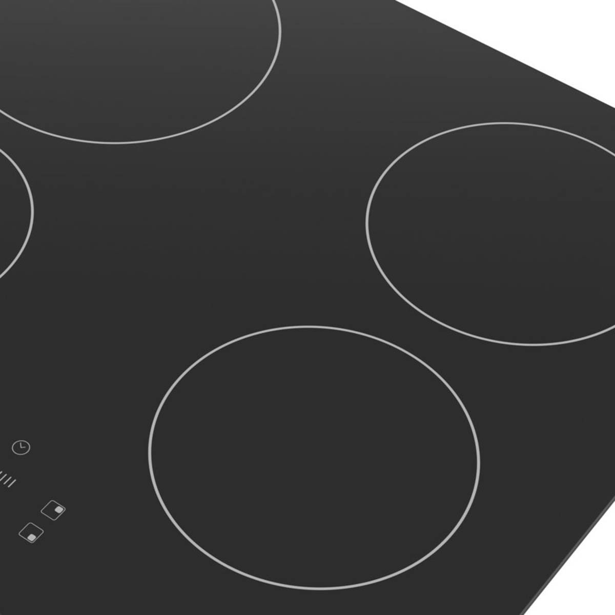 Induction Hob 4 Zone Black Touch Glass Front Control Child Safety Lock 560mm - Image 5