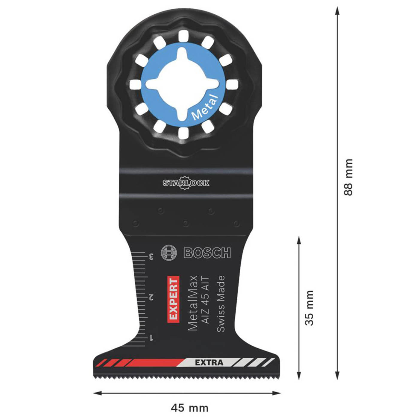 Bosch Expert MetalMax AIZ 45 AIT Steel Plunge Cutting Blade 45mm - Image 4