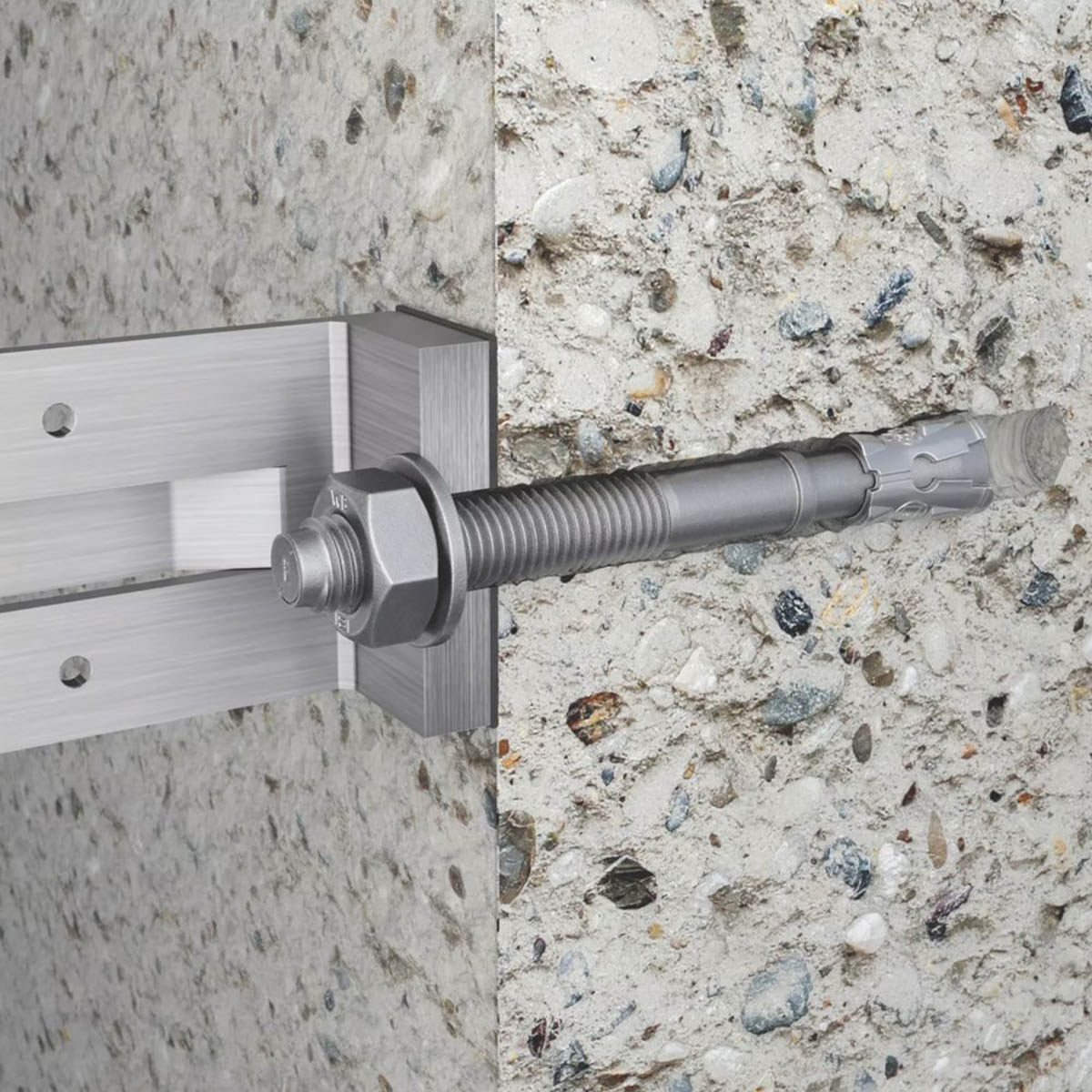 Rawlplug XPT Through Bolts Concrete Wall Anchor Heavy Duty M12 x 180mm 50 Pack - Image 2