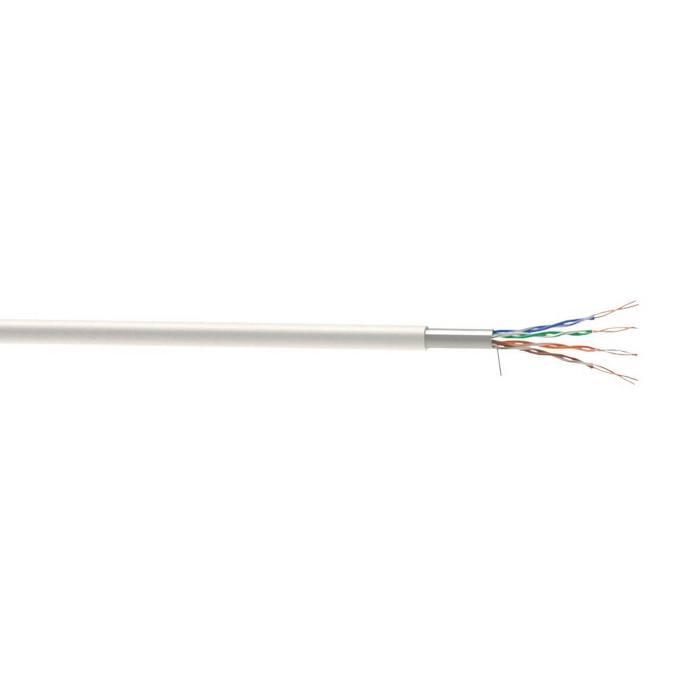 Ethernet Cable Cat PVC Sheath 5e Grey  4-Pair 8-Core Unshielded 100m Drum - Image 1