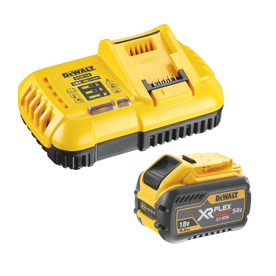 DEWALT Axial Blower Cordless DCMBA572X1-GB 54V 1 x 9.0Ah Li-Ion XR FlexVolt - Image 5