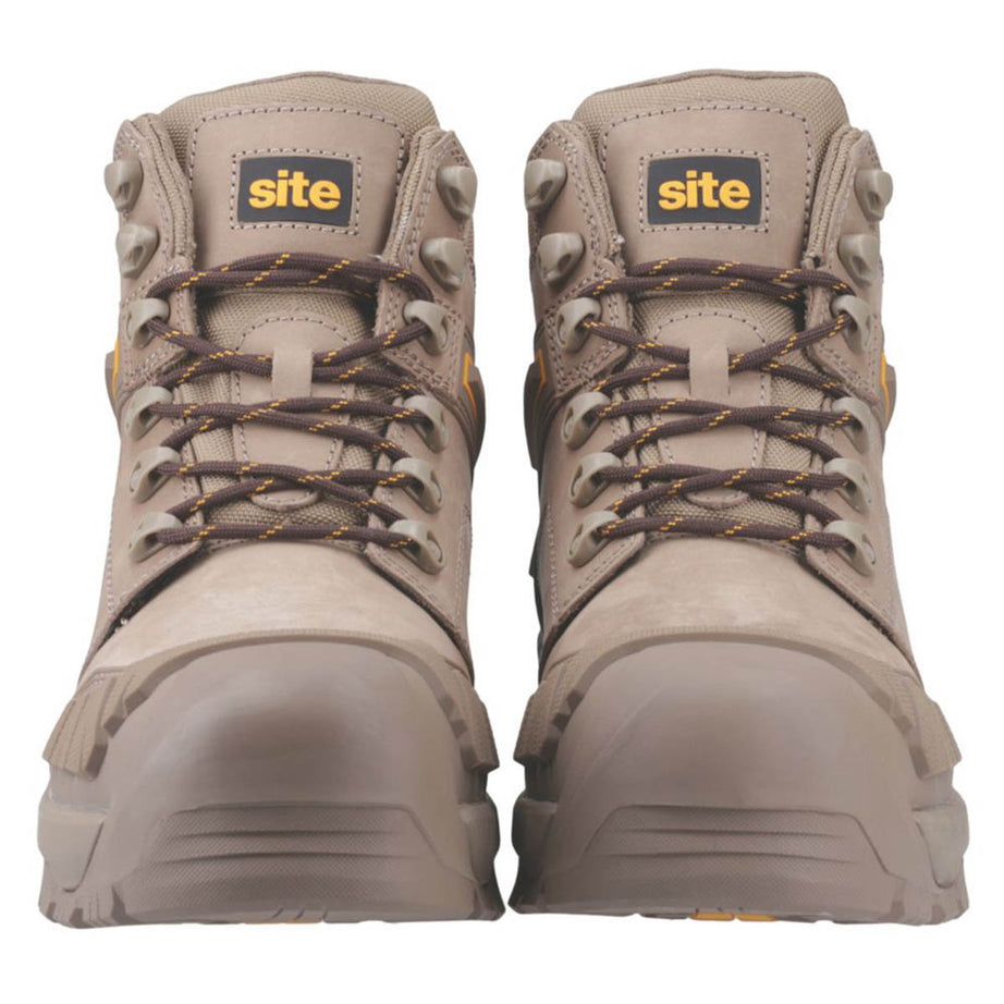 Site Safety Boots Mens Standard Fit Natural Waterproof Shoes Steel Toe Size 12 - Image 6