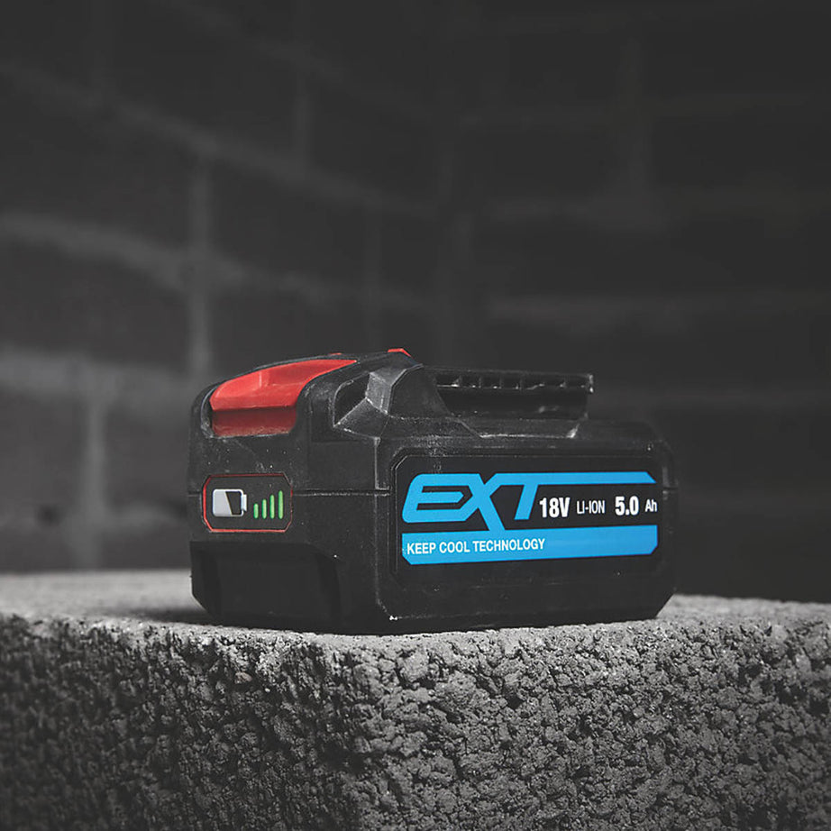 Erbauer Battery 5 Ah For Power Tool EBAT18-LI-5 Li-lon EXT Charge Indicator 18V - Image 2