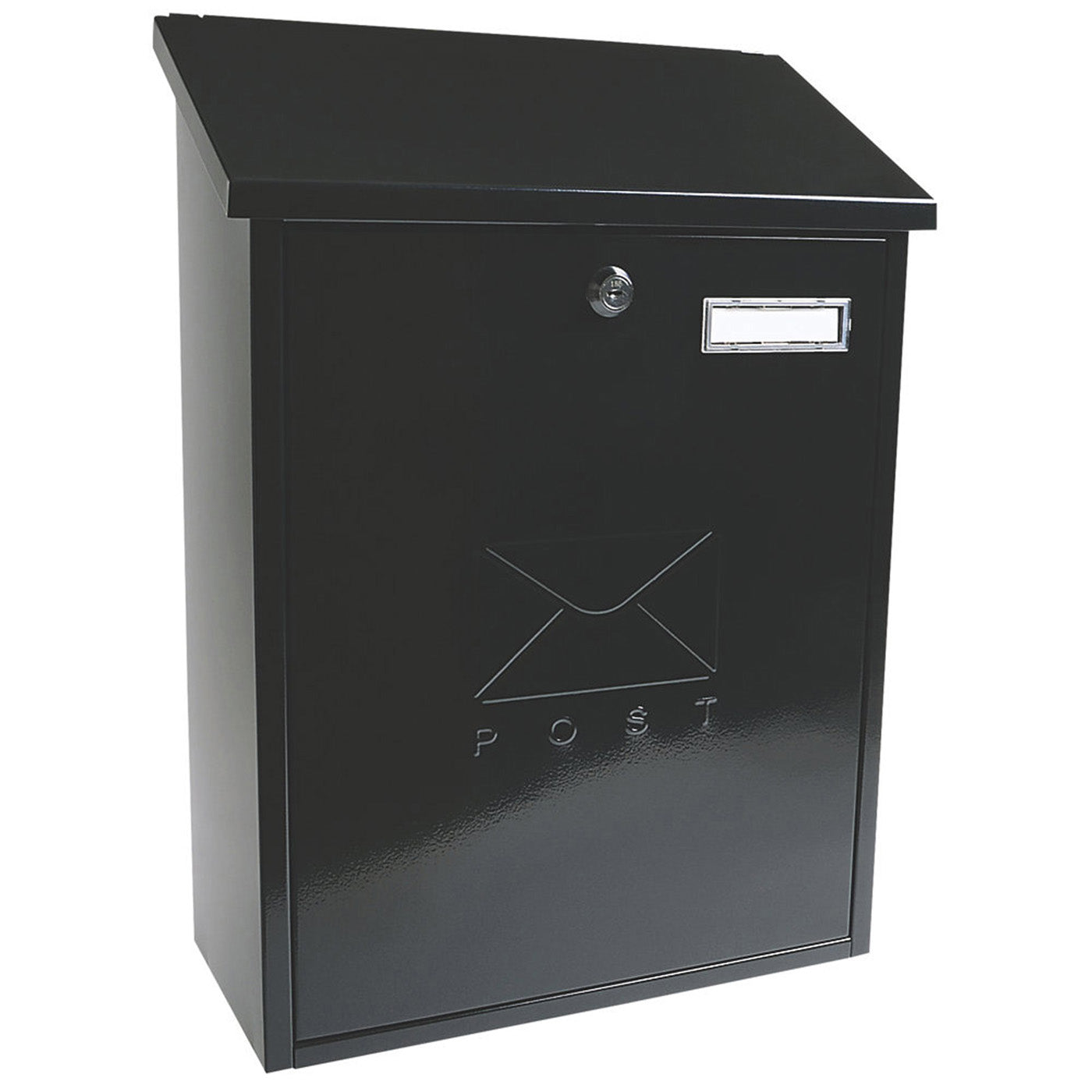 Burg-Wachter Post Box Grand Black Metallic 2 Keys Supplied 450x326x148 mm - Image 2