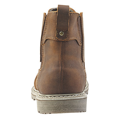 Site Safety Dealer Boots Mens Wide Fit Brown Leather Work Shoes Steel Toe Size 9 - Image 6