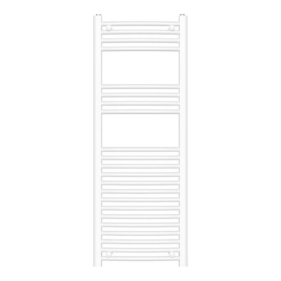 Flomasta Towel Rail Radiator White Curved Bathroom Warmer Ladder 120x45cm - Image 2