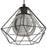 Eglo Pendant Ceiling Light Single Cage Steel Black Smoked Industrial Adjustable - Image 2