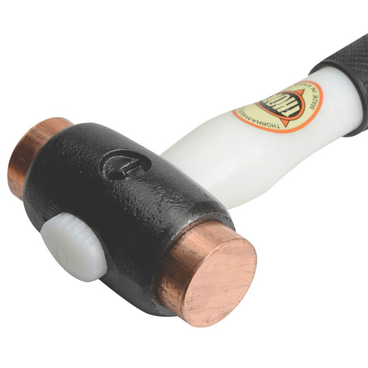 Thor Soft Faced Hammer 312 Copper Iron Head Plastic Handle Size 1 2lb (0.83kg) - Image 2