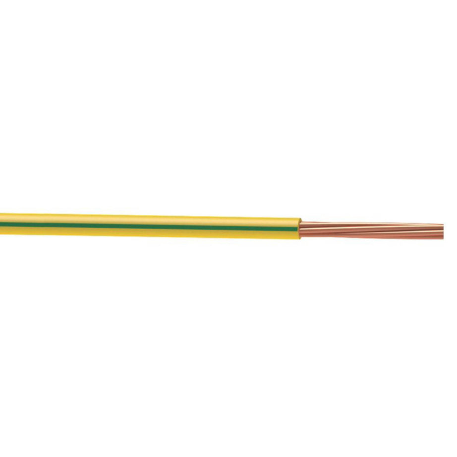 Time 1 Core Cable Conduit 6491X Green Yellow 16mm² PVC Sheathed Indoor 10m Coil - Image 2