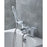 Bath Filler Tap Mixer With Hand Held Set Chrome Double Lever Waterfall Bathroom - Image 3