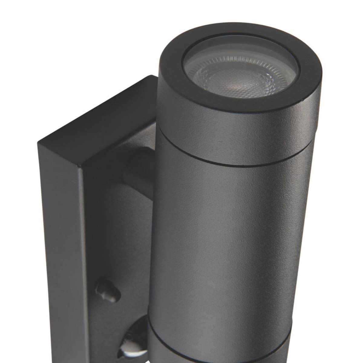 Saxby Outdoor Twin Wall Light PIR Sensor Satin Black Aluminium 8m Range Modern - Image 5