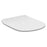 Toilet Seat And Cover Duraplast White Top Fix Standard Close D-Shape Fixed - Image 1