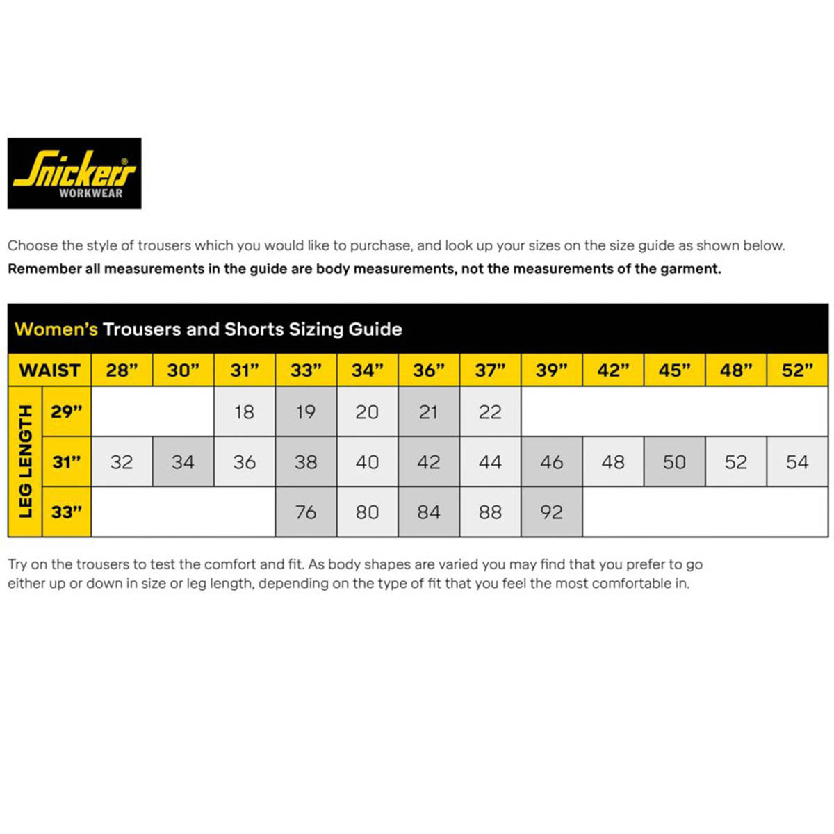 Snickers Work Trousers Womens Slim Fit Black Stretch Multi Pockets Size 14 31"L - Image 2