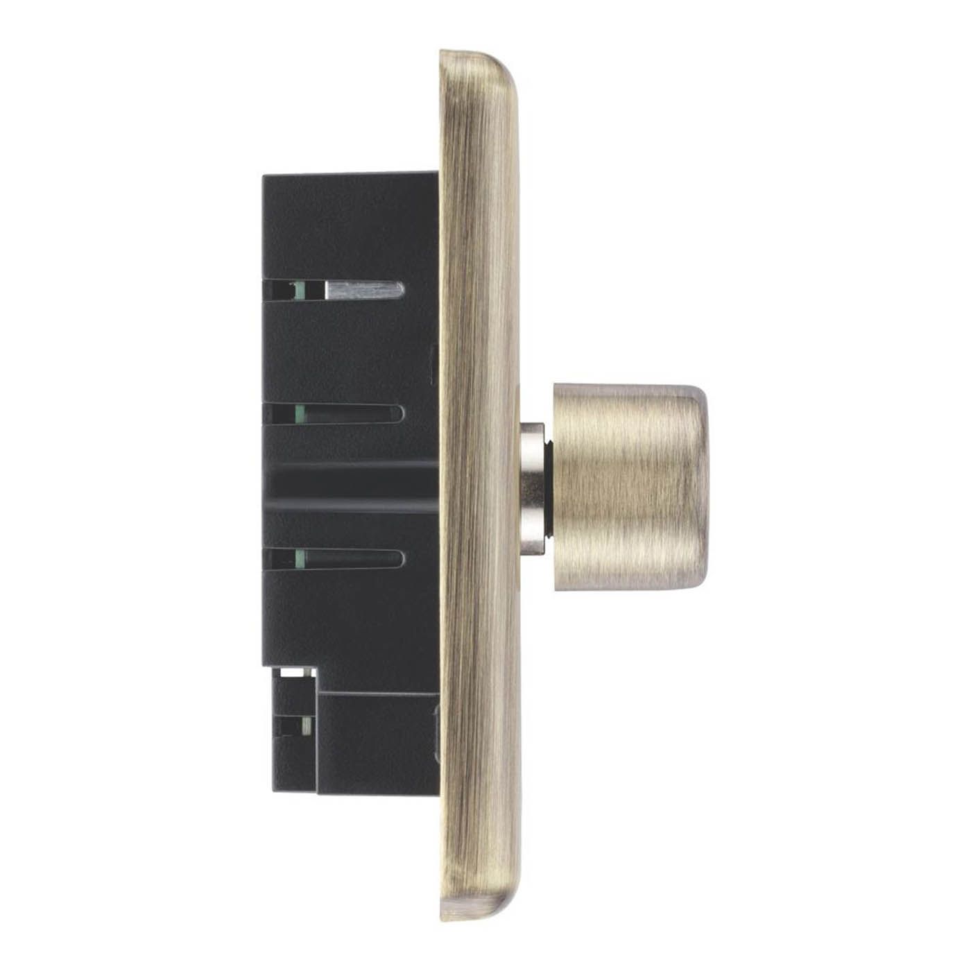 LAP  2-Gang 2-Way LED Dimmer Switch  Antique Brass with Colour-Matched Inserts - Image 4