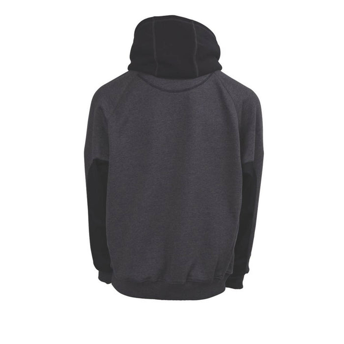 Apache Mens Work Sweatshirt Hooded Grey Black Kangaroo Pocket Large 25" Chest - Image 3