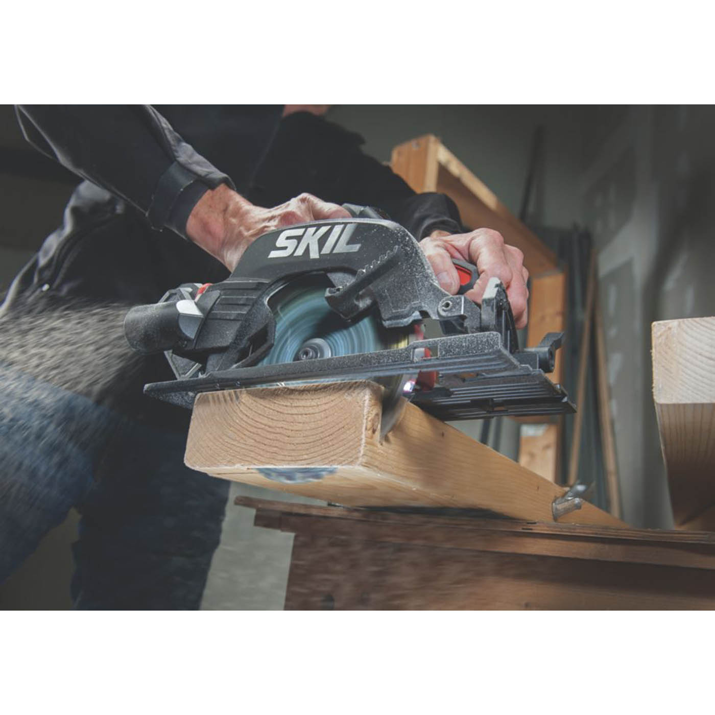 Skil Circular Saw SW1E3571CA Cordless 184mm 20V Li-Ion PWRCORE 20 Body Only - Image 4