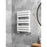 Designer Towel Rail Radiator White Flat Bathroom Warmer 460W (H)65.5x(W)50cm - Image 6