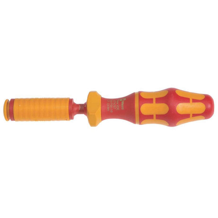 Wera Torque Screwdriver Adjustable Kraftform Kompakt 1/4" Hex VDE1.7-3.5Nm - Image 1